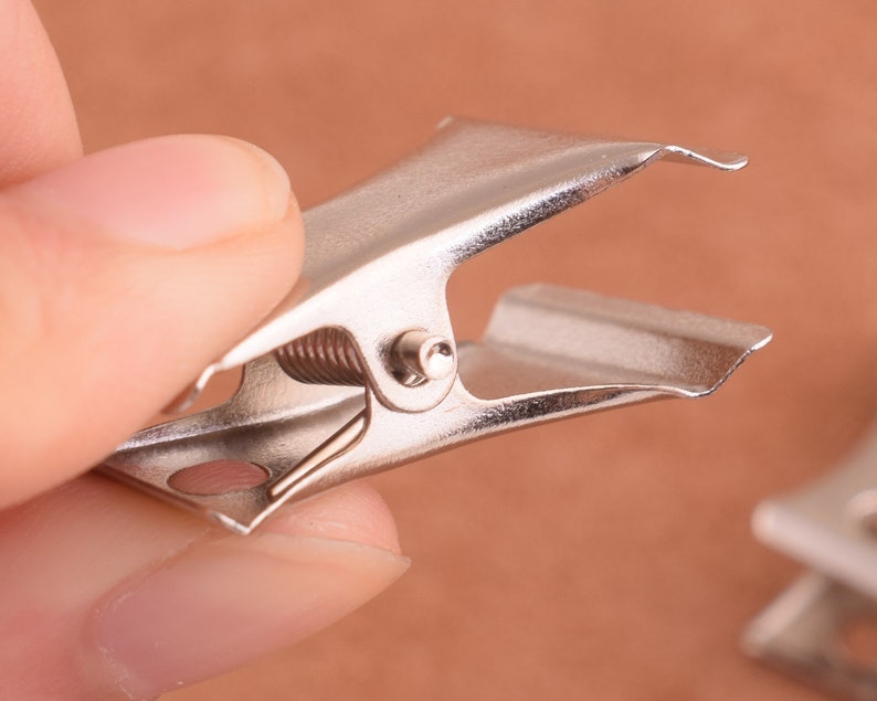 15pcs Silver Clips Iron Metal Alligator Clips /3120mm Hair Etsy