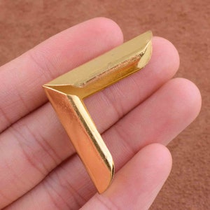 Large Gold Book Corner Bookbinding Corner Clip,1.25 inch Decorative Book Corners,Metal Corner Protectors for book/bag/diy making