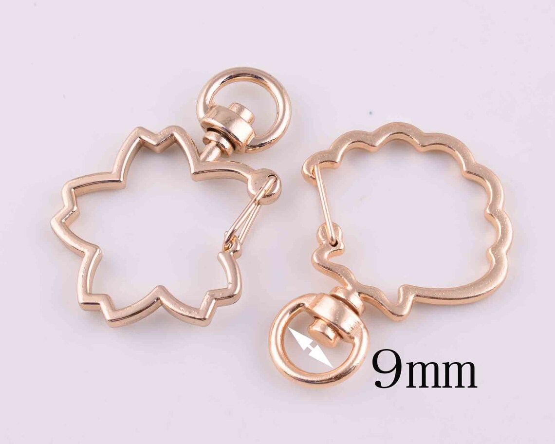 Swivel Clasps Spring Snap Hook Lanyard Clasp Metal Swivel Etsy