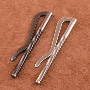 Dinero Clip gunmetal / plata Regalo hombres aniversario regalo de Navidad regalo de regalo de dinero clips hombre San Valentín regalo de cumpleaños para dinero / cheque / tarjeta bancaria