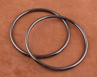 12mm Gold 14 krt gouden oorringen met luxe klapsluiting 12mm x 1,7mm vierkante buis ZGO321