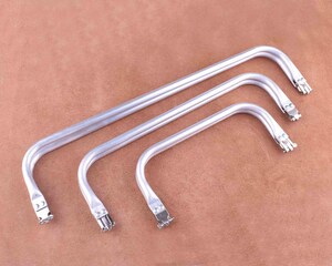 Lot De 3 Cadres Tubulaires En Aluminium Pour Sac à Main - Charnière Interne, Structure Pour Portefeuille Ou Pochette DIY