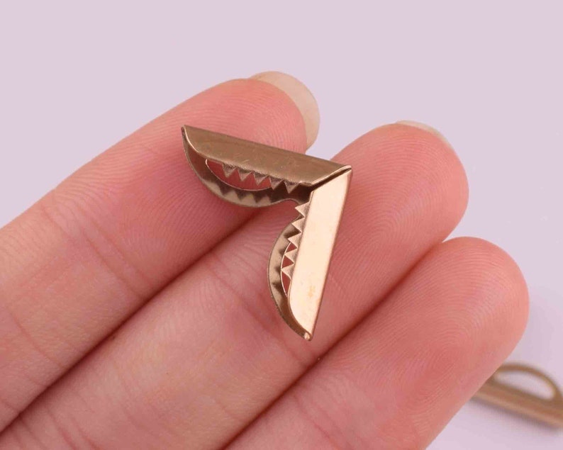 Light Gold Metal Corners,decorative Book Corners 17mm DIY Book Corners ...