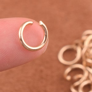 200pcs of 10mm Tiny Key Rings Gold and Light Gold Split Rings Key Rings Small  Key Rings 