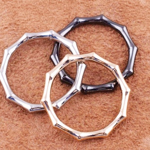 20mm 25mm 32mm 38mm 50mm Metal O Ring bamboo round rings strap loop rings rings buckle O-rings for belt collar leather DIY hardware handbag