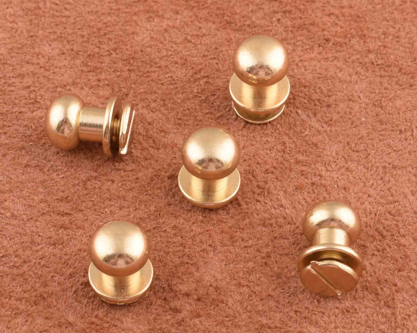 108 Mm Head Button Stud Screw Back Screw Chicago Rivet Etsy