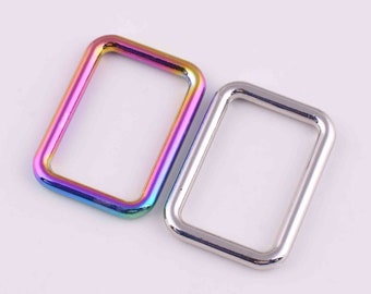 Rectangle Loop zinc alloy Rectangular Ring Slide Buckle,1 inch Rectangle Connector Buckle for webbing/leather/clothes/diy making