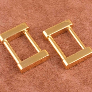 19*12mm Small Buckle,gold Shoe Bag Hardware,8pcs Metal buckle Strap slider adjuster purse belt buckles metal buckle for diy
