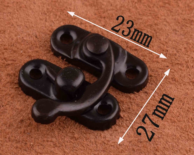 20 Sets Small Hasps Box Lock Catch Latches Iron Buckle Ruler Etsy