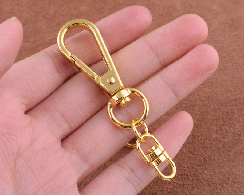 Gold Swivel Hook Swivel Clasps Hookzinc Alloy Push Gate Etsy