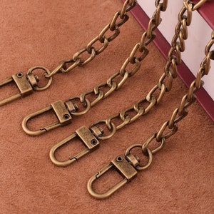 49&quot; bronze Purse shoulder bag handbag purse chain,High Quality Purse Chain,Replacement Handle Chain,Metal Crossbody Bag Chain Strap-1 PCS