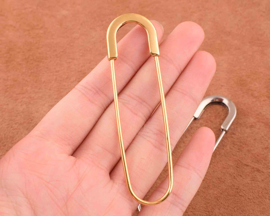 Metal Safety Pins Pear Pins 8022mm Safety Pins Stitch Markers Etsy