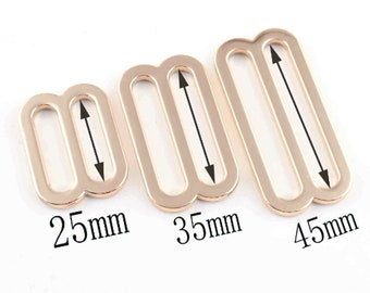 25mm 35mm 45mm Adjuster Slide Buckle Tri-Glide buckle Purse Buckles Rectangle  buckles for Bag Luggage Strap purse 6 PCS