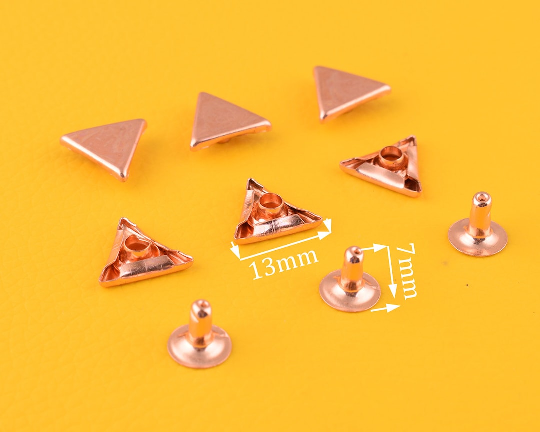 Copper Metal Rivets for Leather Crafteyelet Grommetsiron Etsy
