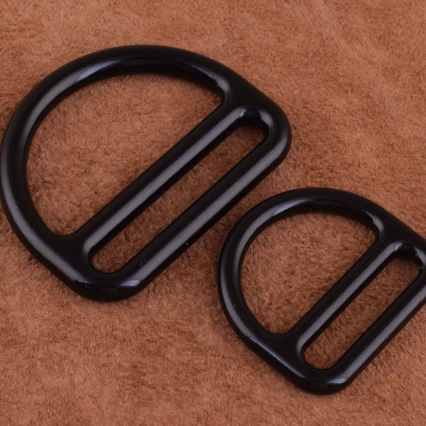 half round Double Ring,Slot and Hole Loop Buckle,Double Bar D Ring 1 inch and 1.5 inch Vintage trouser buckle for bag/Purse Handbag Hardware