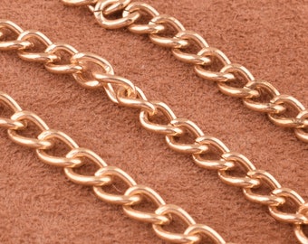 48 inch Curb chain,gold purse chain, heavy iron curb chain 5*8mm, Extend Chain/ Purse Chain/ Shoulder Bag Chain/ Metal Chain