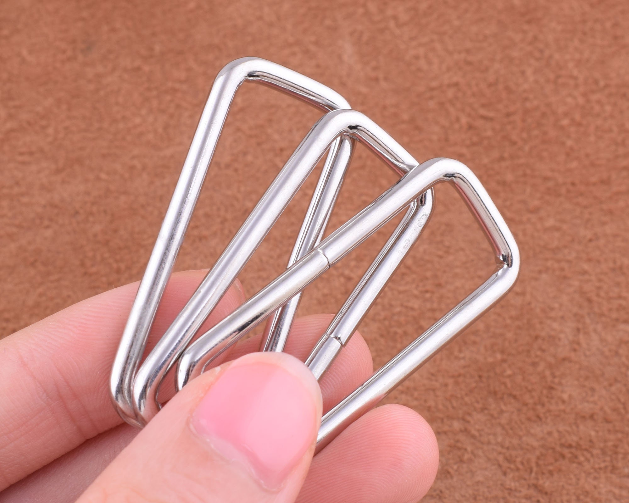 Open Loop Buckle Split Loop Rings Slide Buckle Rectangular Wire Loops/rings,39*13mm ...