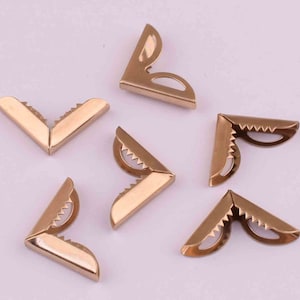 50pcs Metal Book Corners-light Gold Protect Corner Book Protector Photo ...