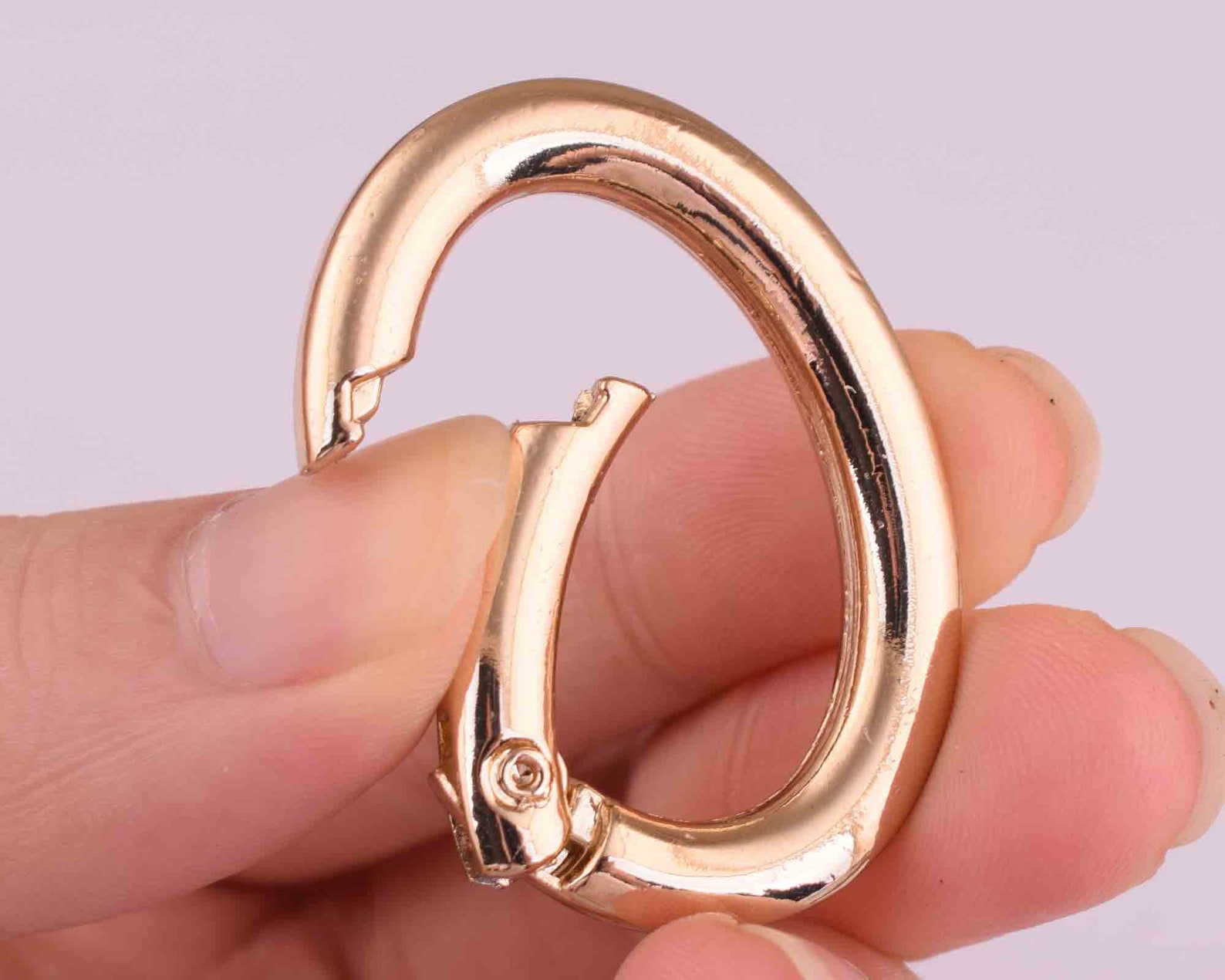 Oval Spring Gate Ring 10pcs Spring Ring Clasp Push Gate Snap | Etsy