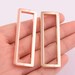 2 Inch Flat Rectangle Rings Buckle 10pcs Adjuster Buckle Metal ...