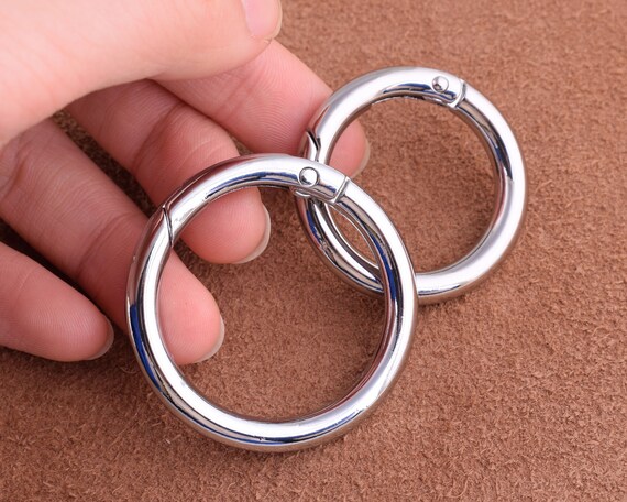 Metal O Ring Spring Gate Ring Zinc Alloy Push Gate Ring 1 Inch and