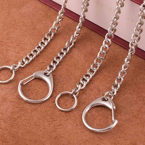 Silver Chain 7*8mm Metal Chain twist braid chain roller metal chain bag handbag Purse Replacement Chains for purse/bag strap replacement