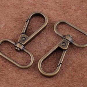 swivel Snap hook Swivel lobster clasp Purse clasp 49*28mm Swivel Lobster Claw Snap Trigger Hook Clips for Key Fob Key Chains,Tag and Lanyard