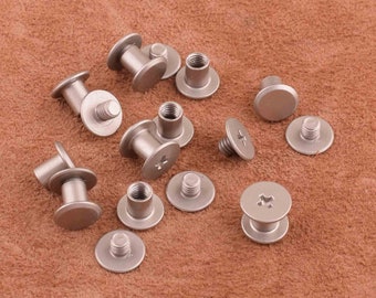 10*8mm Solid Screw Snaps Rivet,matte silver rivets studs for Hardware Accessory Belt Leather craft Leather craft