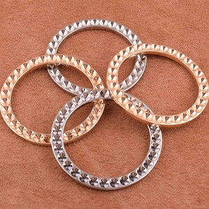 silver Metal Ring, Simple Ring Tiny Band,light gold Metal purse O ring handle wholesale,Handbag Purse Bag Making Supplies Hardware