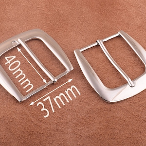 40*37mm Silver Belt Buckle 4pcs Metal Adjuster Buckle Tri Bar Buckles Strap Buckle Adjuster Slider Bag Making Accessories