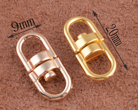 Swivel Snap Hooks Connector Bulk 360º Swivel Joint Charm Link 209mm Key  Wallet Hook Hardware Chain Ring Handmade DIY Jewelry Finding 