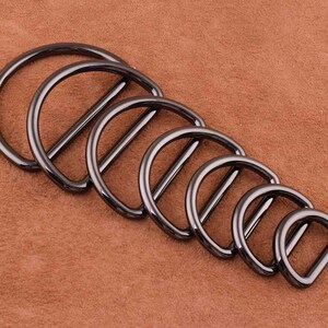 6 Pezzi Anelli A D In Lega Di Zinco D-Ring Cinghie Con Fibbia A Vite