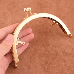 Sewing Metal Purse Frame Handle Purse Frame 14*9.5cm Lovely Metal Purse Frame Coin Purse Frame Metal Purse Frame Clutch Bag Making Supplier