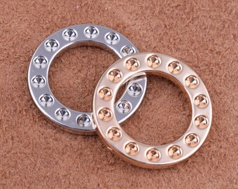 Metall O Ring Innendurchmesser 13mm geschweißt Leder Handwerk Ring Schnalle O-Ring Tasche Verschlüsse für Handtasche Zubehör Leder Handwerk Hardware
