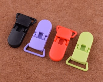 Clip Portaciuccio In Metallo - Confezione Da 9 Pezzi, Per Ciucci E Piccoli Oggetti