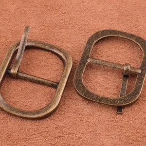 bronzen metalen gespen-1 &quot;metalen gespen-25mm een inch c-Bar gespen-voor halsbanden, tassen, riemen, en riemen-4 stuks