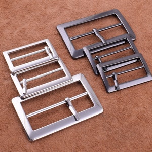 Hebilla de metal plateada/bronce, hebilla de cinturón, hebilla de bolso, hebilla de 45/35/30mm, hebillas de cinturón rectangulares para correa de perro, fabricación de bolsos