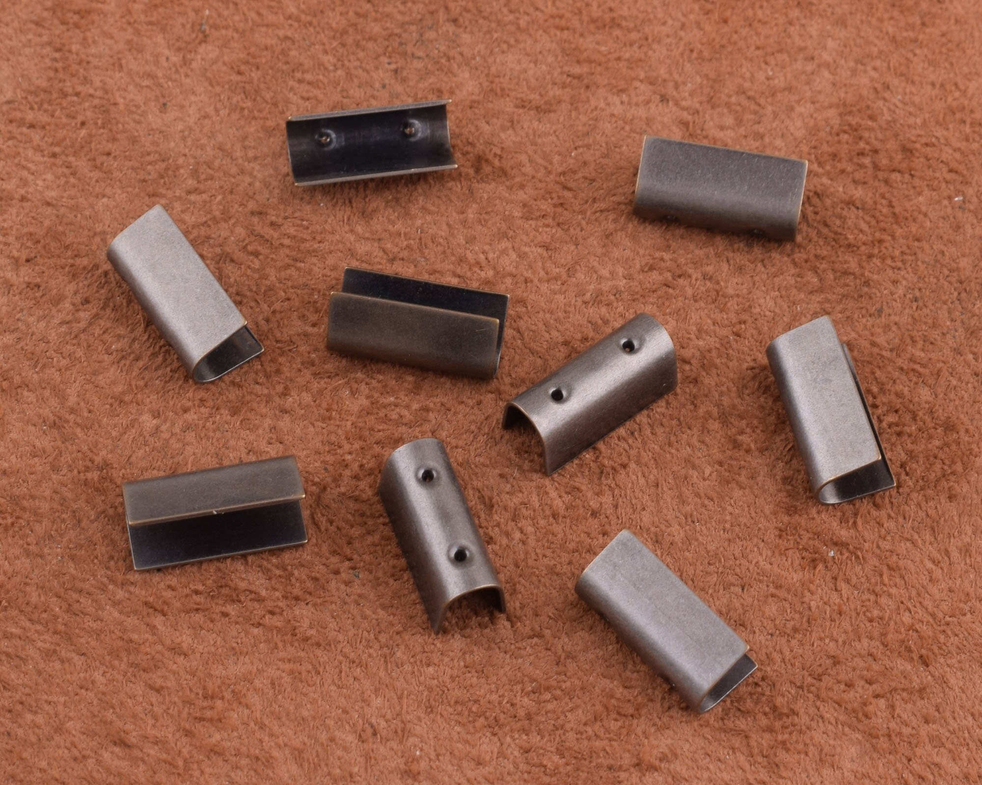 Ribbon ends 146mm tone ribbon ends gunmetal Textured ribbon Etsy