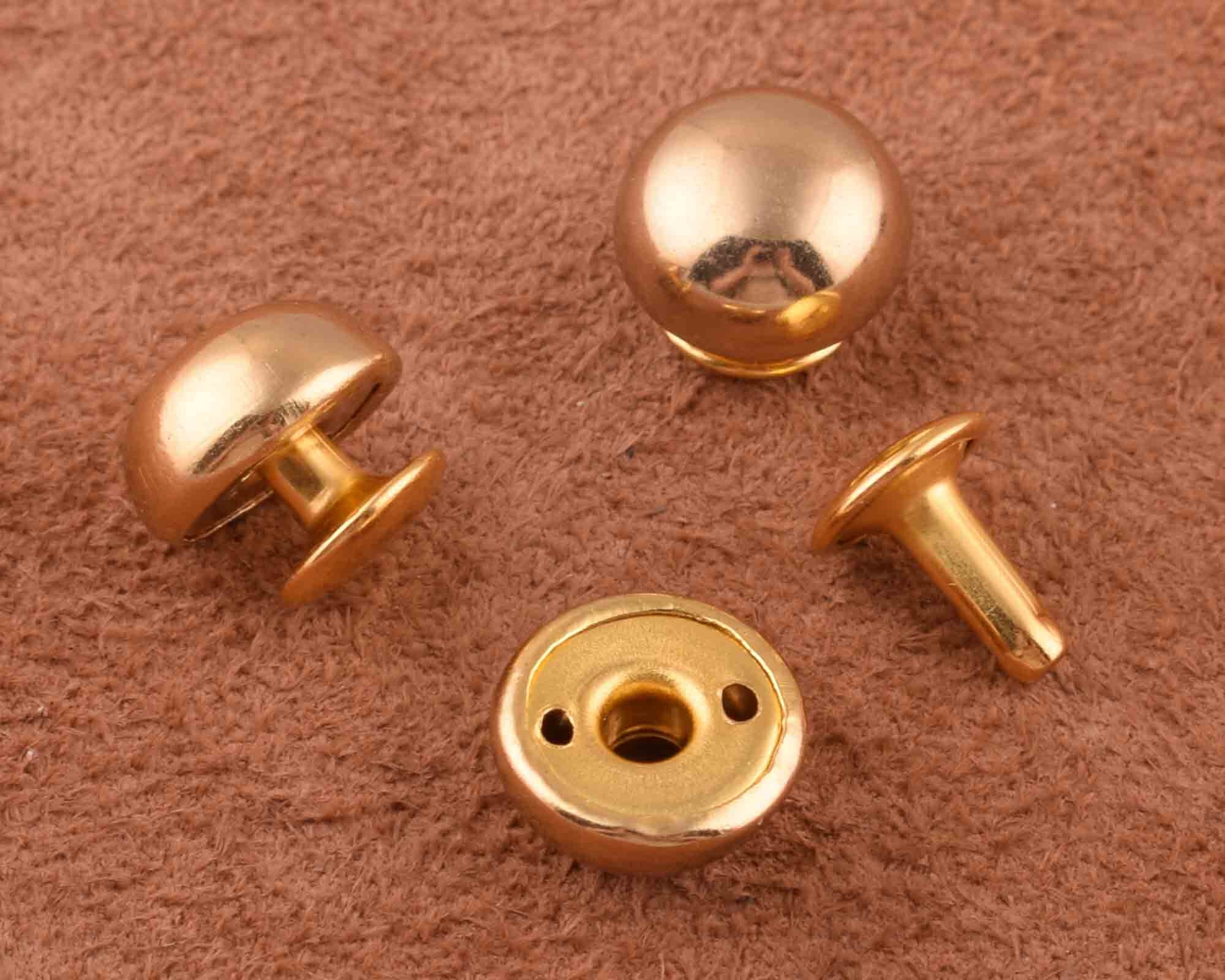 Silver Rivets studs100 pcs 1211mm Double Cap Rivet Studs Etsy