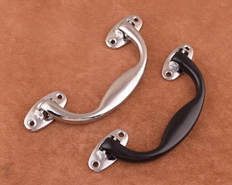 Plastic handle silver/black Arched plastic bag handle 14.7*6cm Suitcase Handle Arched Handbag Handle Bag for briefcases/purses/drawer