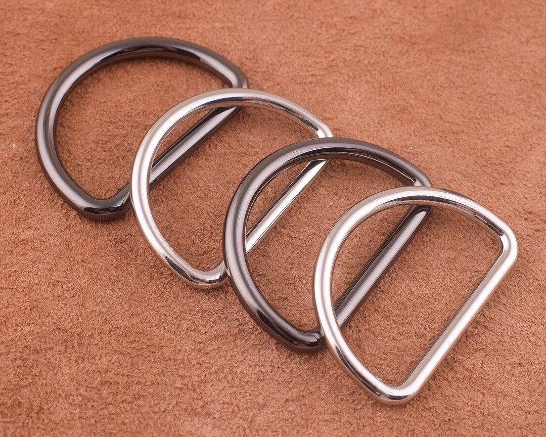 1.2 Inch Heavy Duty D Ring D-ring Findings 6 Pcs Metal D Rings Silver ...