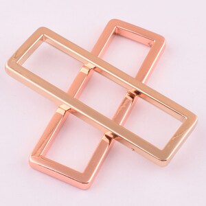 2 Inch Flat Rectangle Rings Buckle 10pcs Adjuster Buckle Metal ...