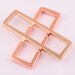 2 Inch Flat Rectangle Rings Buckle 10pcs Adjuster Buckle Metal ...