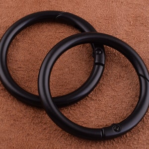 1.5 inch Spring ring 4pcs * 38mm Push Gate Snap Hook Metal Clasp for Leather Fabric Handbag Strap Hardware/key chain Supply