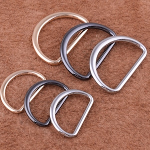 metal d ring buckles zinc alloy d ring flat D rings Handbag Purse ring 20/15mm belt shoes adjuster buckle clasp for bag/purse wholesale