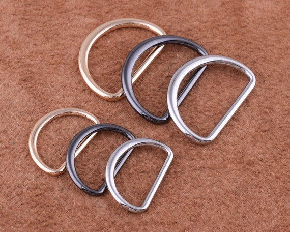 Metal D Ring Buckles Zinc Alloy D Ring Flat D Rings Handbag 