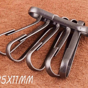 30 Pcs Lanyard Hook 35X11MM Hook for ID Card Key Chain Craft
