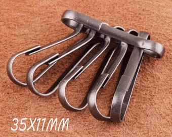 30 Pcs Lanyard Hook 35X11MM Hook for ID Card Key Chain Craft
