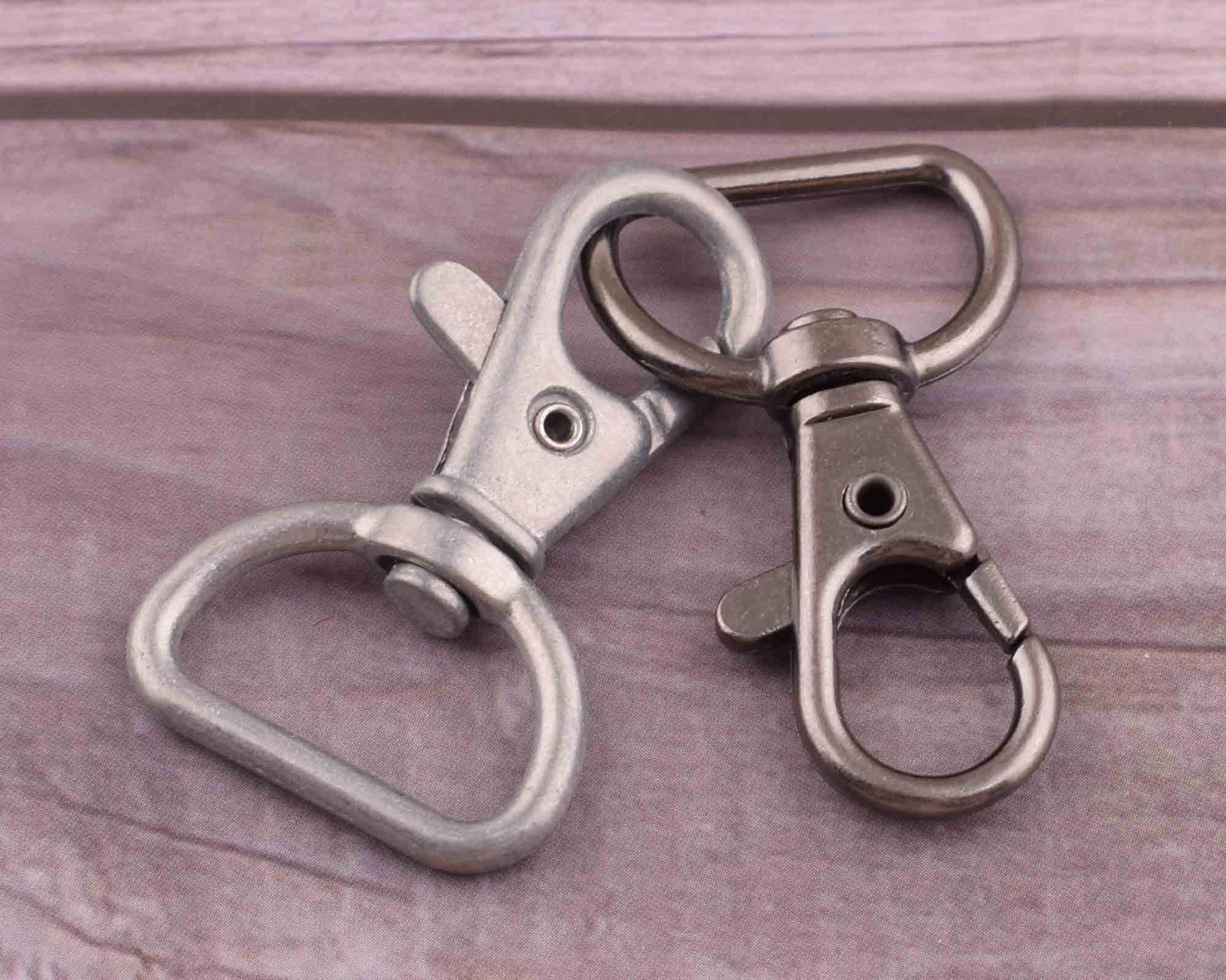 20pcs Swivel clasp 4220mm swivel hook gunmetal/matte silver Etsy