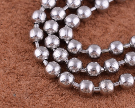 Ball Chain With Connectors Silver Crafting Ball Chain Dog Tag